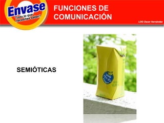 FUNCIONES DE COMUNICACIÓNSEMIÓTICAS