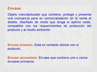 Envases y embalajes