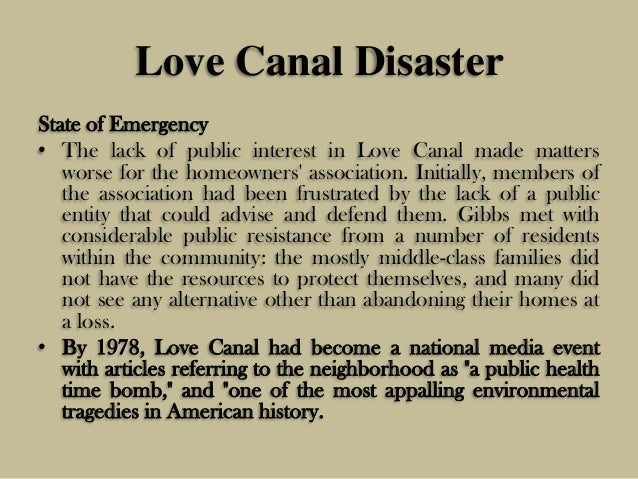 essay on love canal