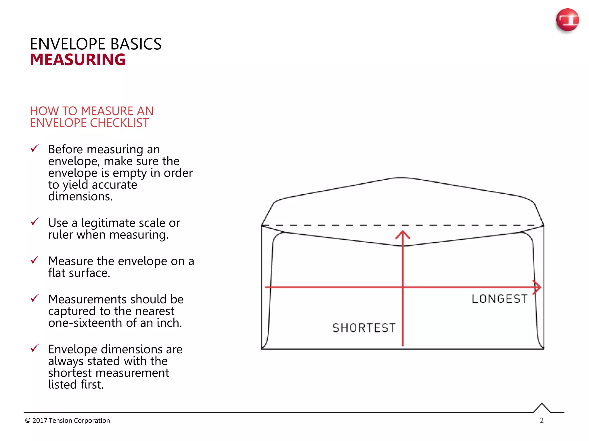 Envelope Basics: How to Measure an Envelope | PPTX