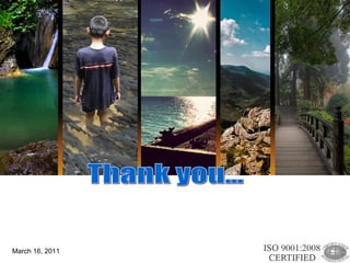 Thank you... March 16, 2011 