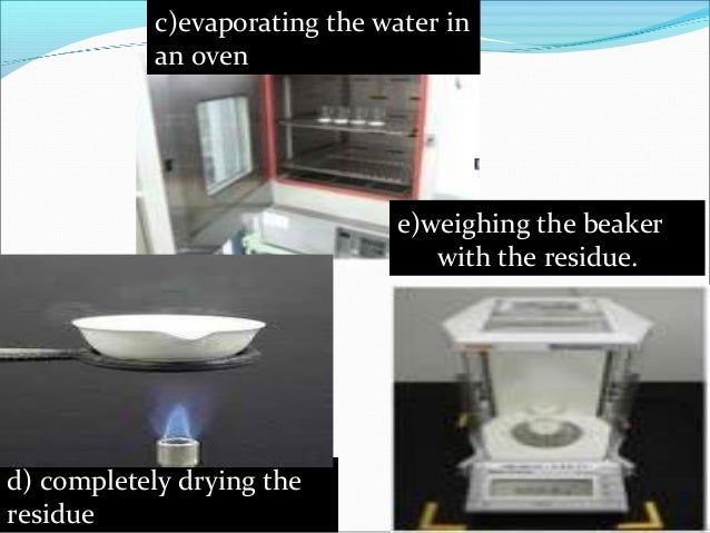 total solids analysis