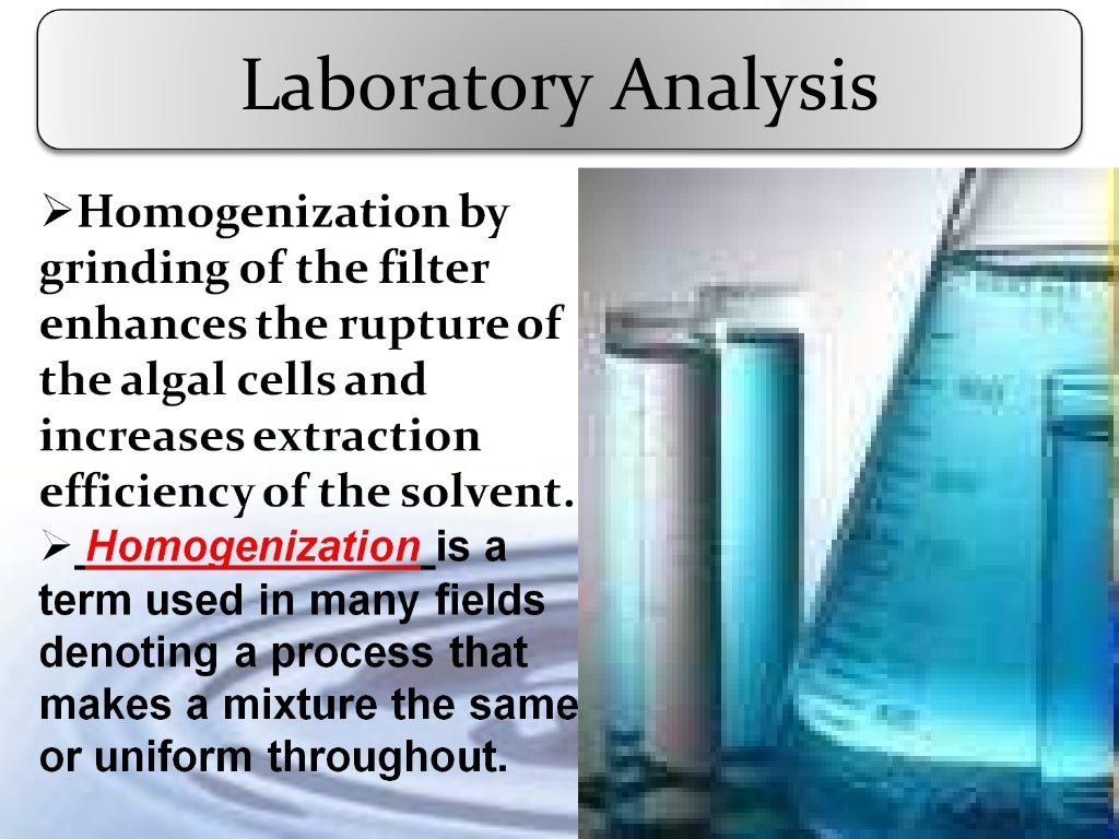 total solids analysis
