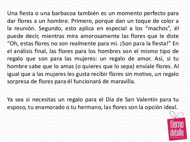 Tierno Detalle  Enviar flores a los hombres es adecuado