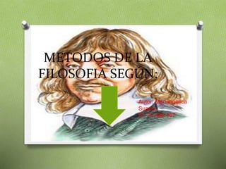 METODOS DE LA
FILOSOFIA SEGÚN:
Autor: Mariangelica
Suarez
CI: 23.489.367
 