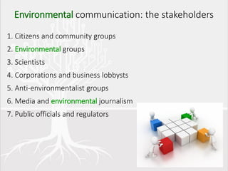 Environmental communication and Social Awareness: Successful Case ...