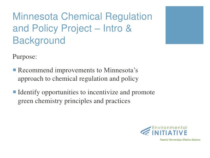 Chemical Policy
