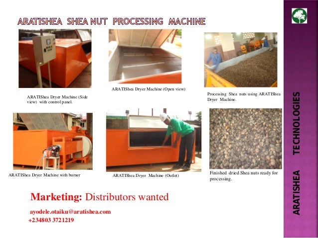 Shea Zero Waste Management Sheanut Drying Machine