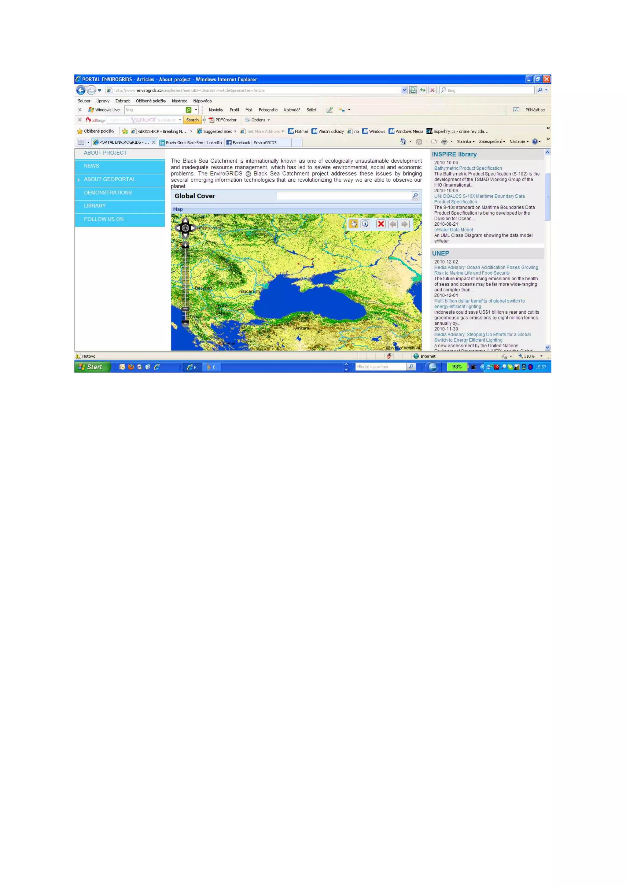 Enviro grids geoportal