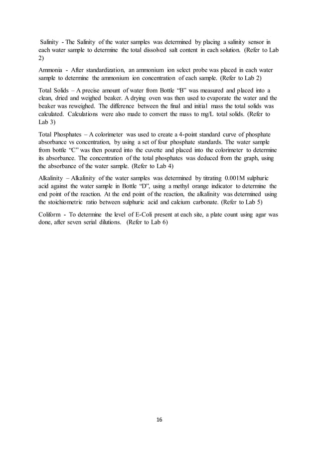 CAPE Environmental Science IA Unit 2