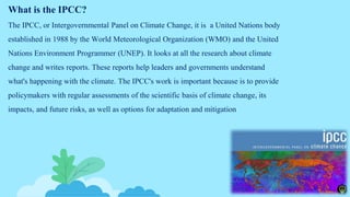 intergovernmental panel on climate change | PPTX