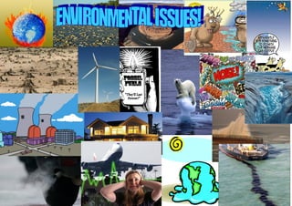 Enviromental issues moodboard