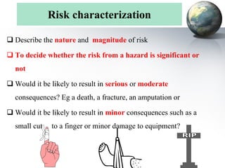 Risk Characterization Definition Enviromental risk assessment | PDF