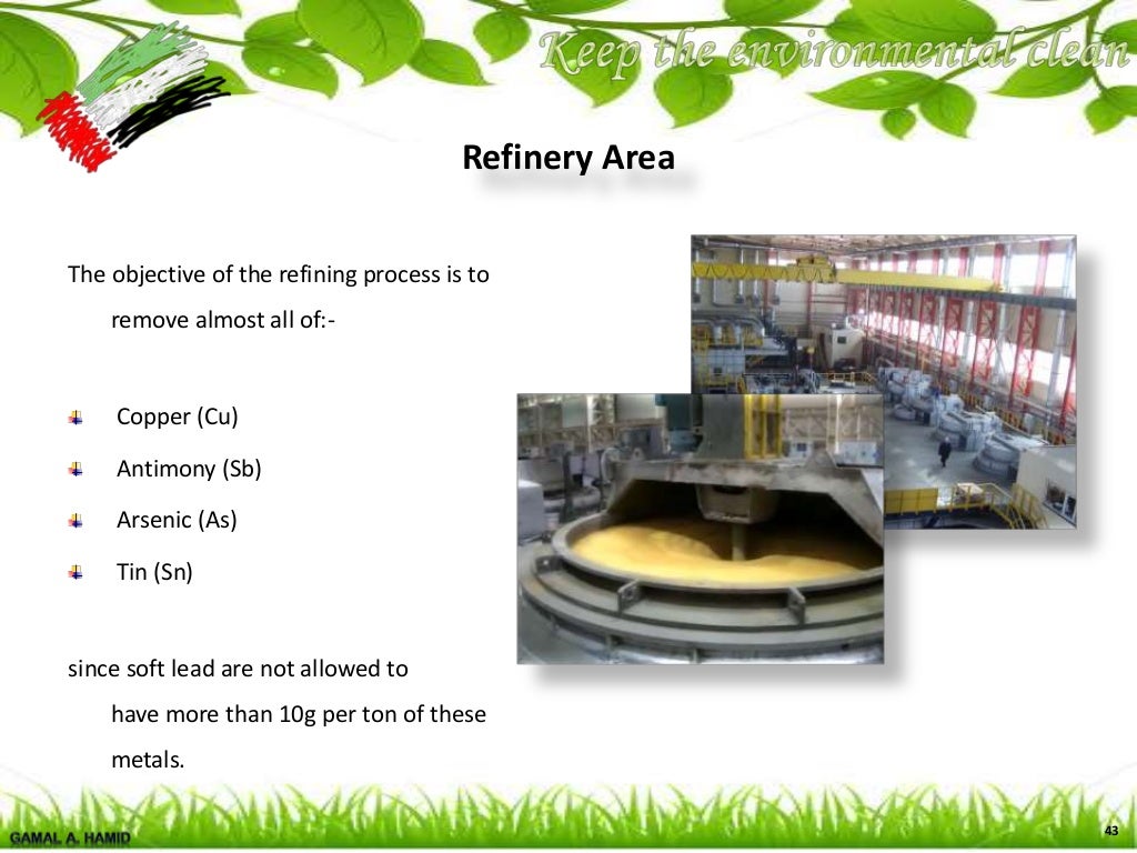 Lead acid battery recycling. Environ. control