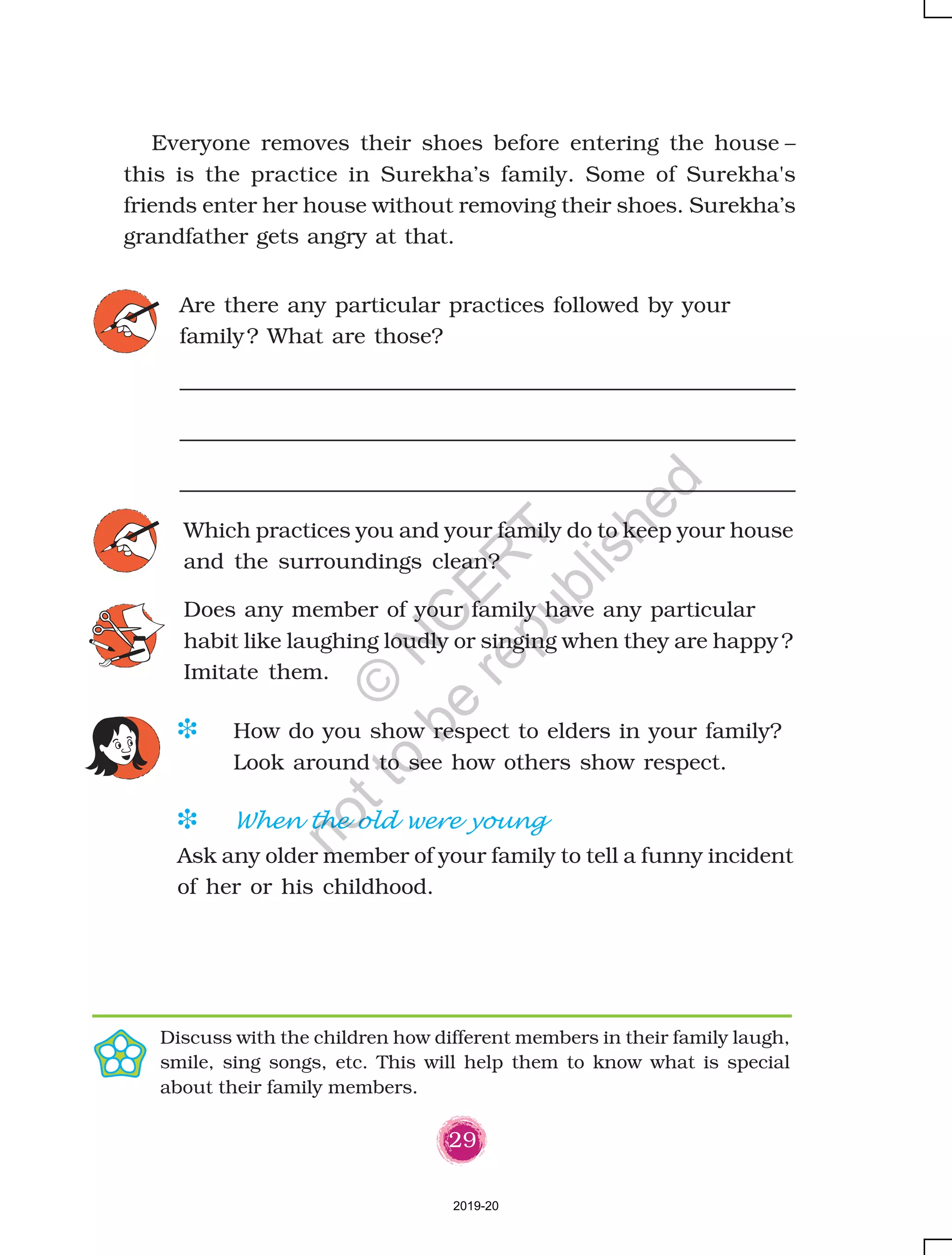 61
Clouds
Fair and white, grey and black,
The clouds arrive in a magic pack.
Elephants and horses,
Dogs and fawns.
Sometimes they look,
Like a pair of swans.
In moments they come,
In moments they go.
Sometimes they freeze,
and for weeks they stay,
And sometimes they disappear,
For many a day.
Sometimes they pour,
Sometimes they thunder.
Spreading the colours,
In a rainbow of wonder.
And sometimes they hail,
Pelting the ground.
Breaking the glass,
In ringing chimes.
— HARISH NIGAM
(Translated from the Hindi)
CHAKMAK (Eklavya)
61
2019-20
©
N
C
ER
T
notto
be
republished
 