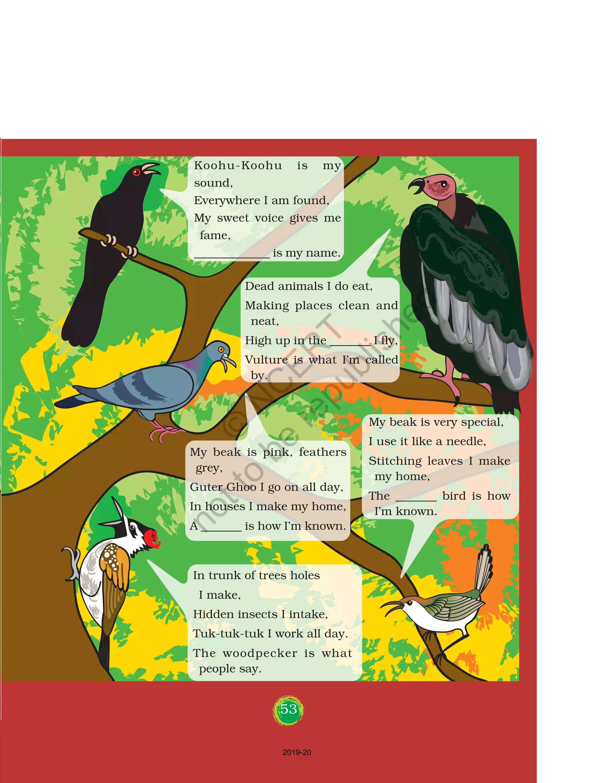 111
I am a letter. A letter written with a pen and paper by Reena to
her friend Ahmed. I was put in a letter box. The postman took
me out and put me in a big bag. Taking a ride on the postman’s
bicycle, I reached the post office. There, I was taken out of the
big bag and stamped hard. The stamp was of Agartala, from
where my travel began.
After getting stamped I reached another big bag. This bag
had many more letters, all heading for Delhi. The red postal
van dropped me at the railway station. There I got into a train
going to Delhi.
After a long journey of five to six days I reached Delhi. I was
sorted as per the area mentioned in the address written on me.
One more stamp was put on me. Finally, the postman dropped
me at Ahmed’s house.
Here Comes a Letter 1111177777
2019-20
©
N
C
ER
T
notto
be
republished
 