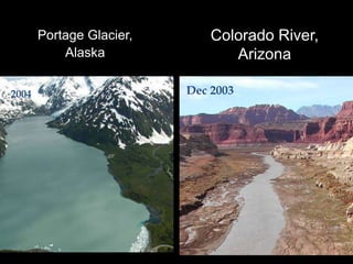 1914 
2004 
Colorado River, 
Arizona 
Portage Glacier, 
Alaska 
JDuence 2 2000032 
 