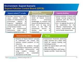 Gpcb Gate Vibrant Gujarat Summit Profile for investment sector in Environment | PDF