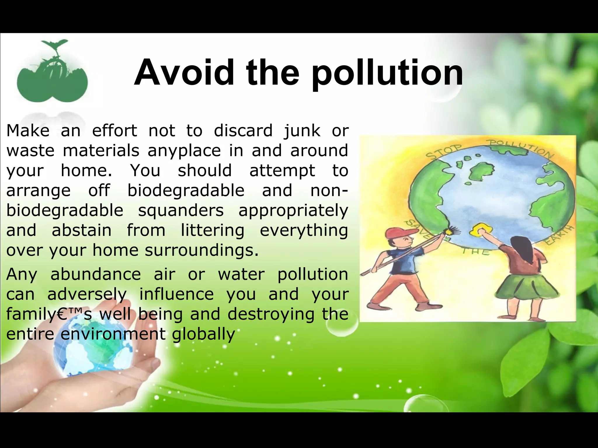 Save the Environment, Save the Earth | PPT