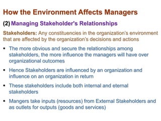 Stakeholders Environment environment.ppt management science p pdf | PPT