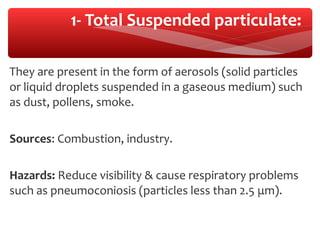 Powder In Air Environmental health - Air pollution | PPT