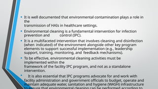 environmental-cleaning. Infection prevention and control | PPTX