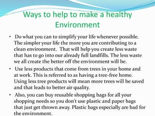 Environmental conservation-and-action | PPTX