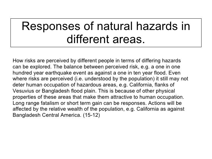 Environmental Hazards