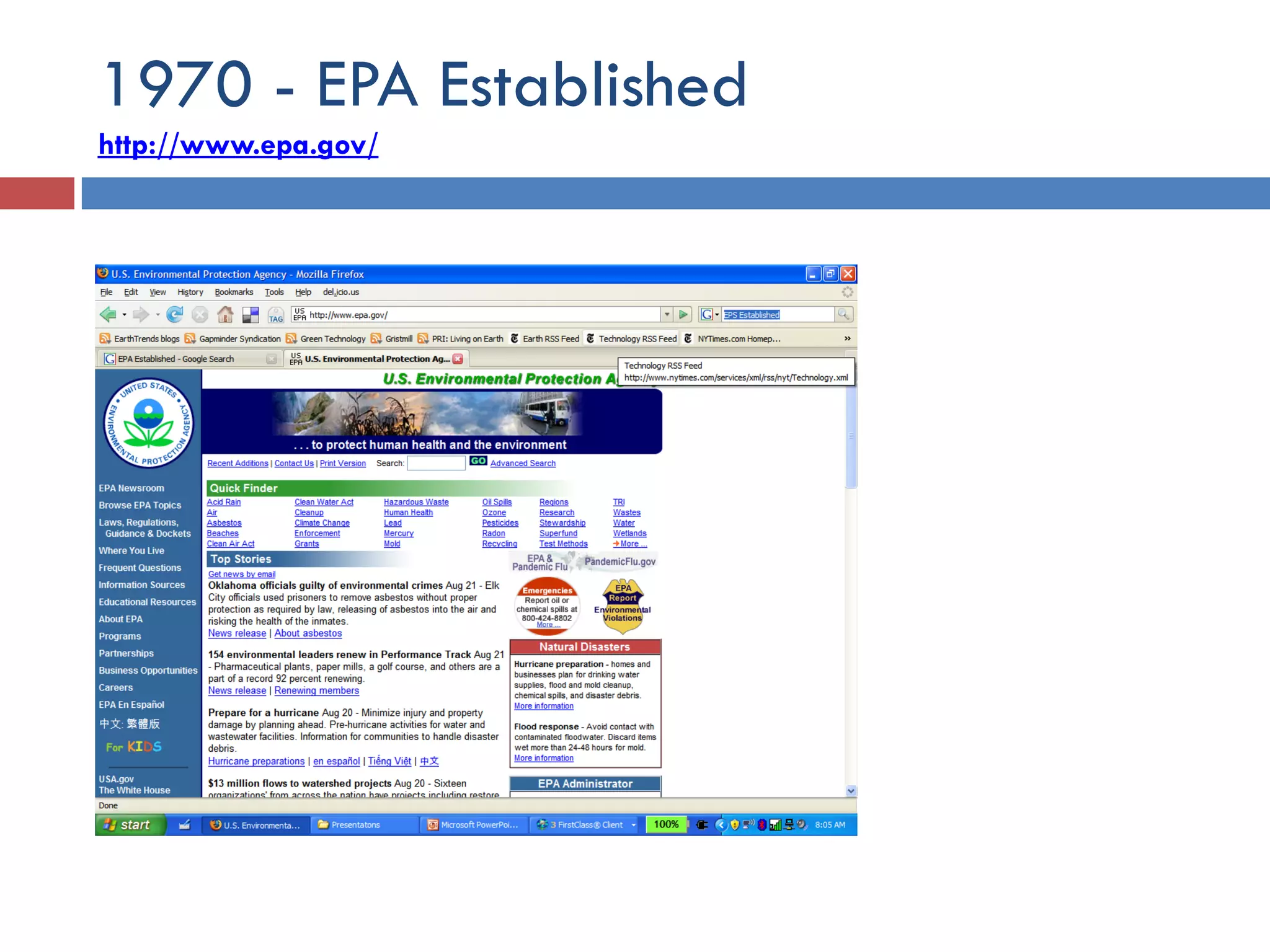 Environmental History