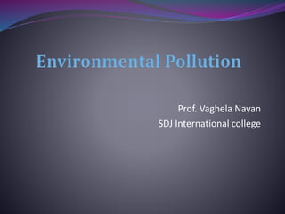 Prof. Vaghela Nayan
SDJ International college
 