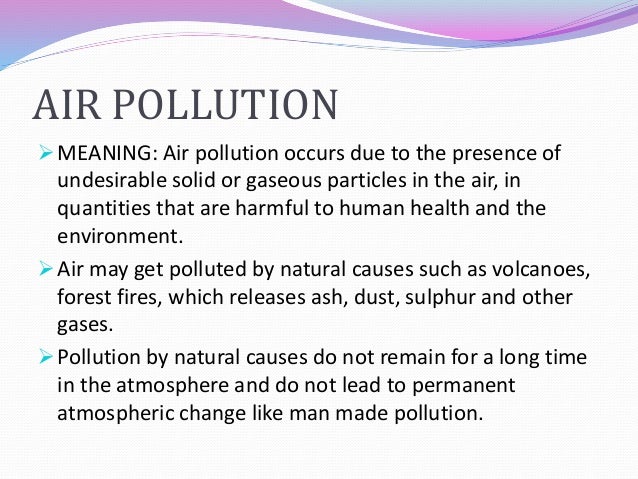 Environmental pollution chapter 1 Environmental pollution chapter 1