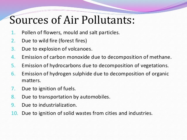Environmental pollution chapter 1 Environmental pollution chapter 1