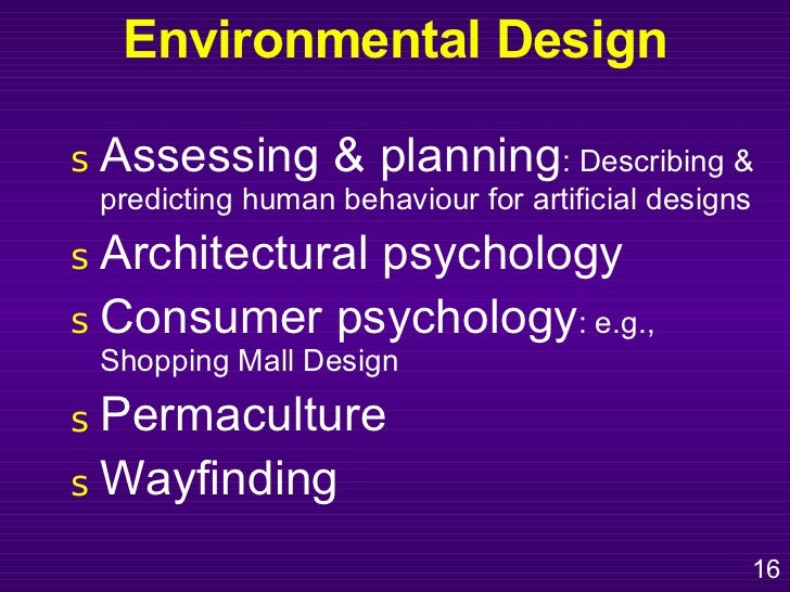 Environmental Psychology