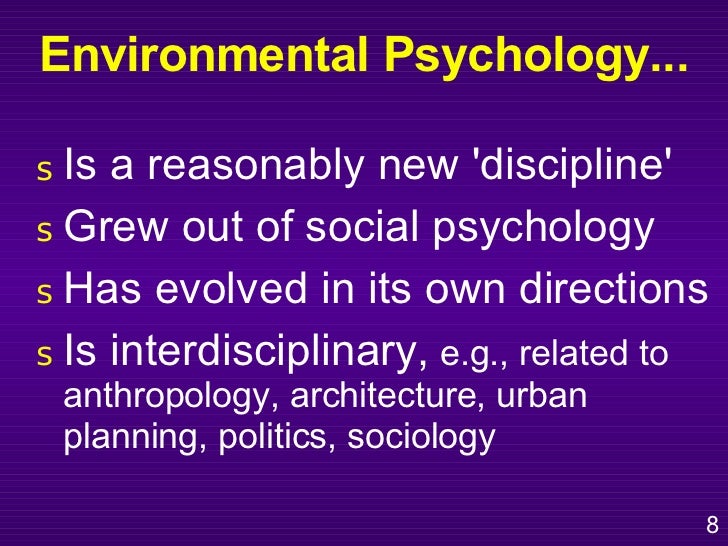 Environmental Psychology