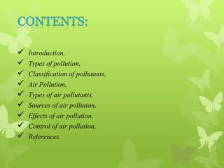 Environmental air pollution