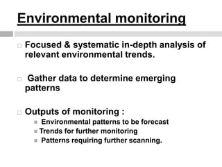 Environmental analysis | PPTX