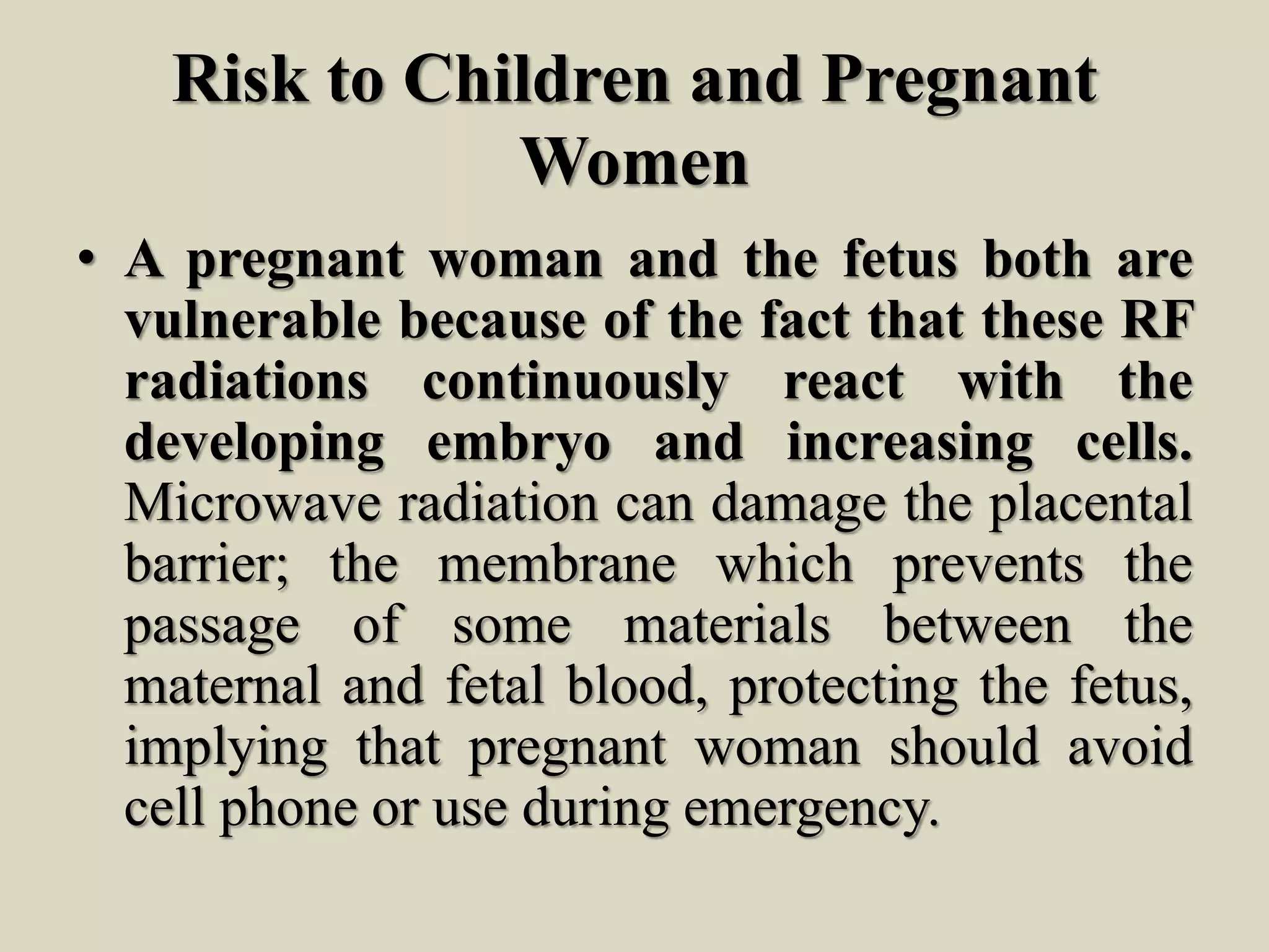 Environmental & Biological Effects of Cell Tower Radiation PPT