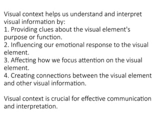 Visual Context Examples ENVIRONMENTAL AND OCCUPATIONAL VISION PPT.pptx
