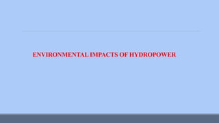 Comprehensive Analysis of Environmental and Social Impacts of ...