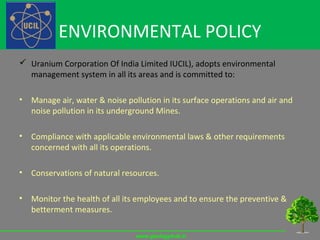 Environmental Aspect of Uranium Mining | PPT