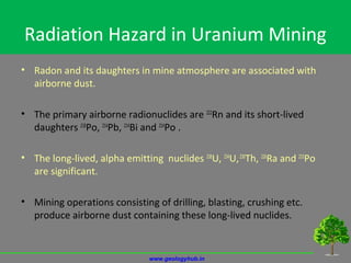 Environmental Aspect of Uranium Mining | PPT