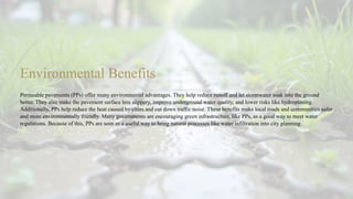 Environmental Benefits and Durability of Permeable Pavements.pptx