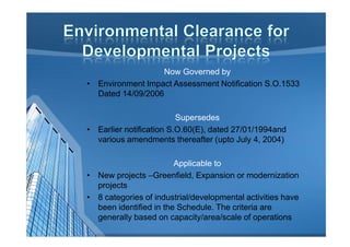 Environmental clearance for construction projects optima | PDF
