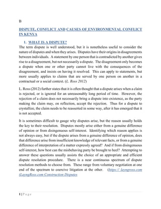 Environmental conflicts | PDF