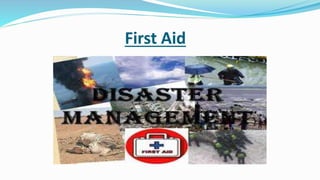 Environmental conservation,disaster management, first aid | PPTX