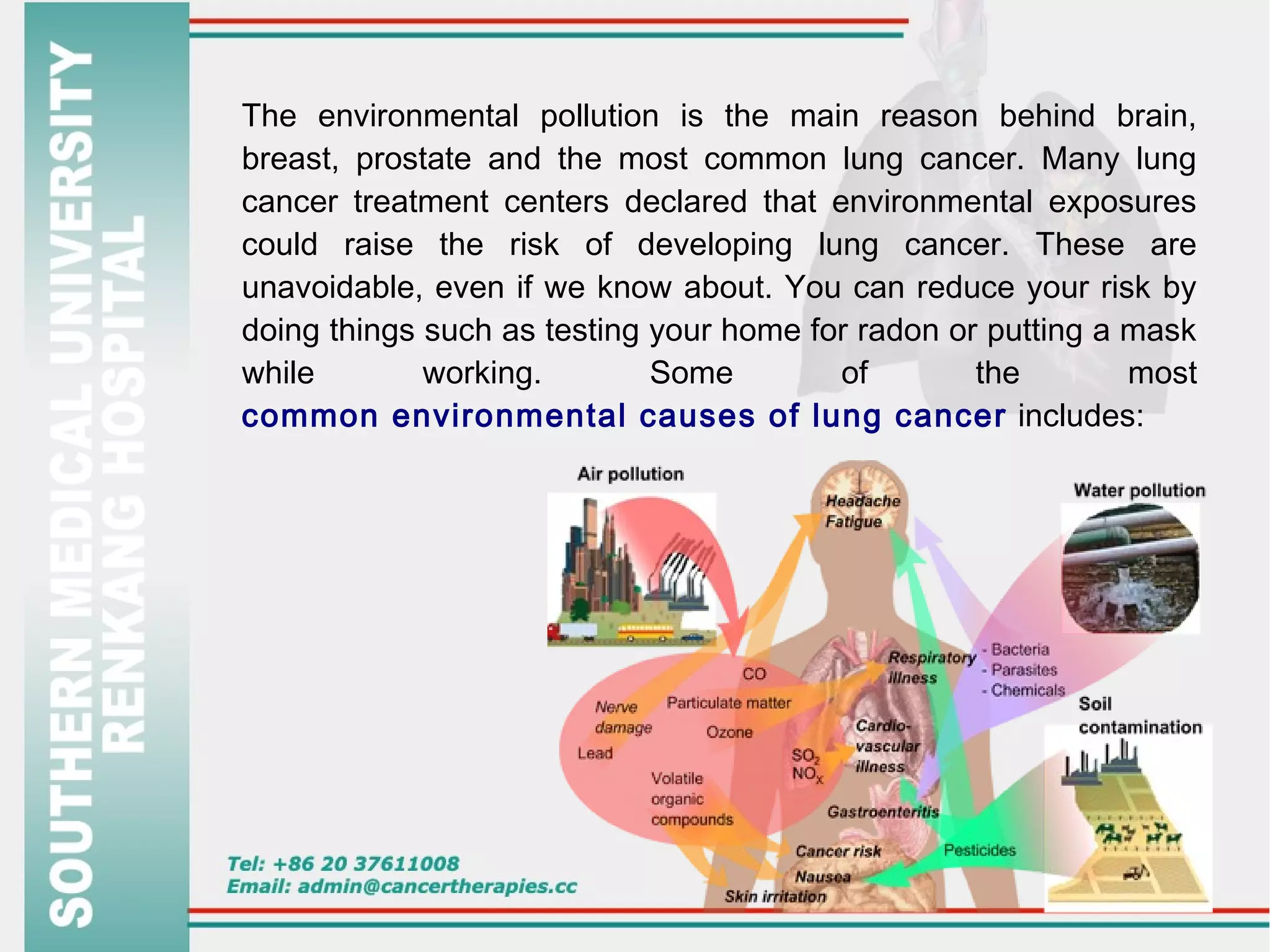 Environmental determinants of lung cancer | PPT
