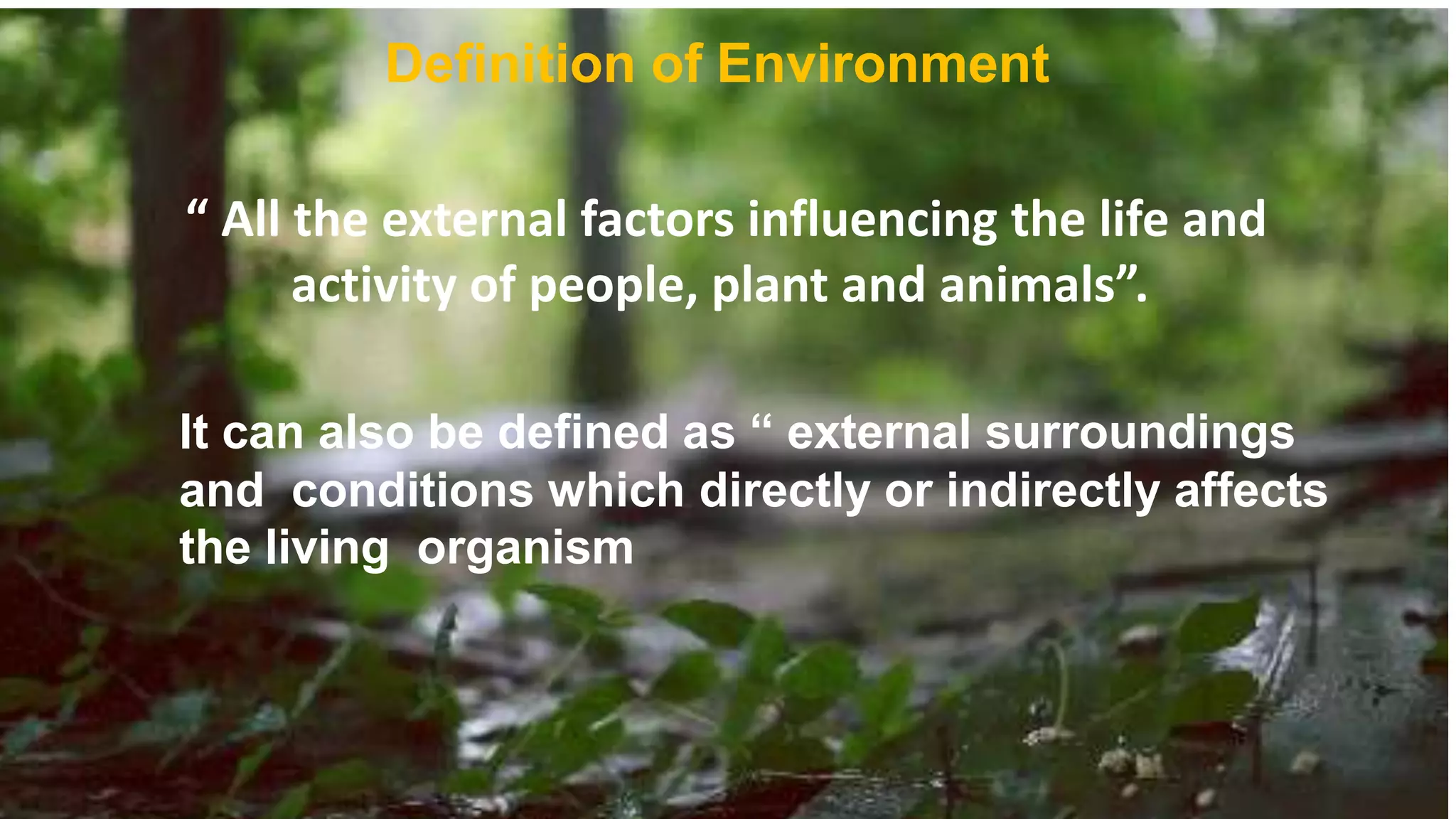 ENVIRONMENTAL EDUCATION | PPTX