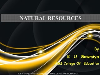 NATURAL RESOURCES | PPT