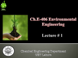 Lecture # 1
 