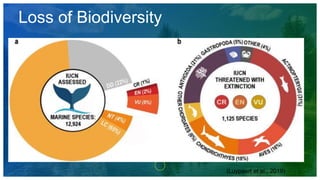 Loss of Biodiversity
(Luypaert et al., 2019)
 